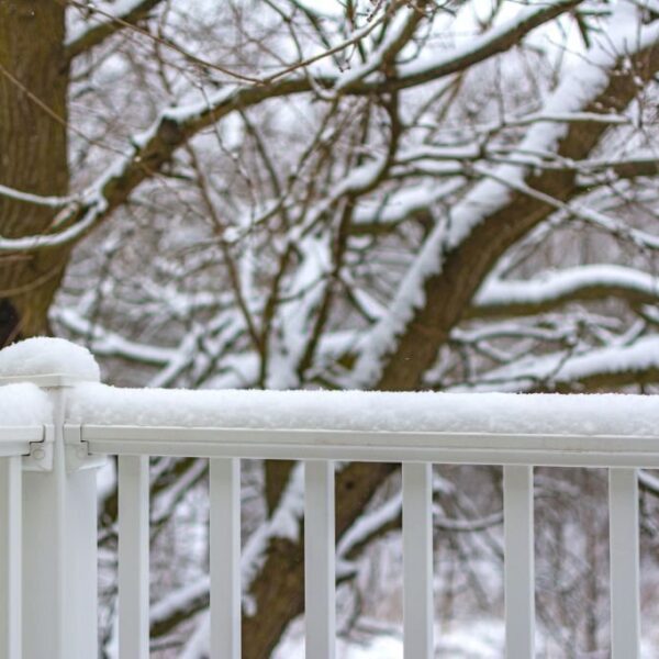 protect your aluminum railings in the winter