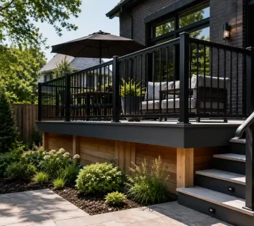 Guard vs handrail on an Ontario deck railing system